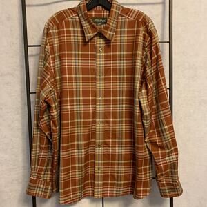 Eddie Bauer Plaid‎ Button Down Size XL